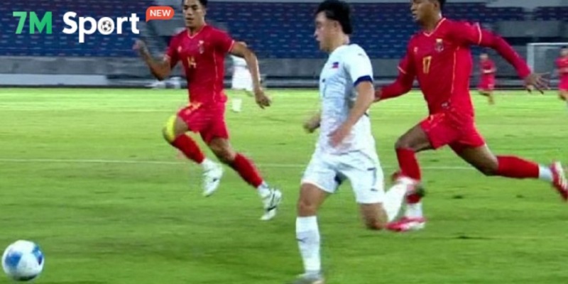 Dù bị đánh giá thấp hơn nhưng U22 Philippines lại là bên có được 3 điểm